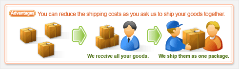 Advantages:You can reduce the shipping costs as you ask us to ship your goods together.